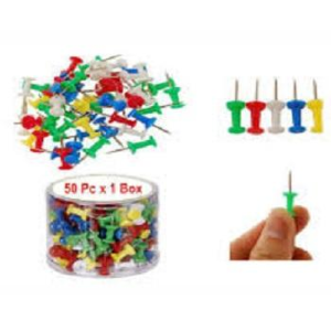 Push Pin 1 Box X 50Pc