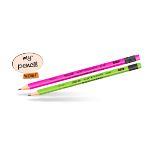 Dollar My Pencil Assorted Triangular Pencil Small 12Pcs
