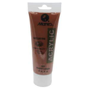 Marie's Acrylic Color 75ML Tube Burnt Umber