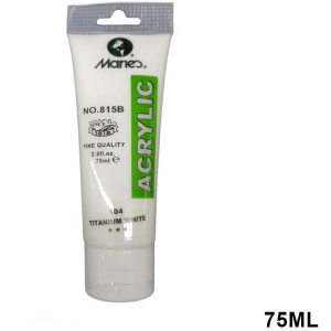 Maries Acrylic Color 75Ml Tube Titanium White