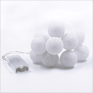 Ball Lights For Decoration Pack of 10Pc White